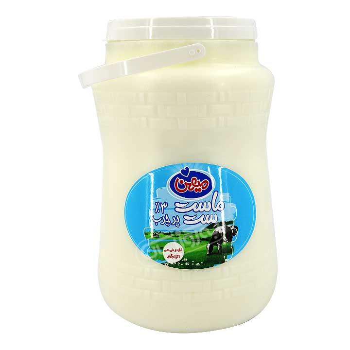 ماست ست پر چرب میهن مقدار 2000 گرم Mihan Cet Full Fat Yogurt 2000gr